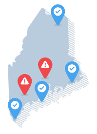 Maine State Map